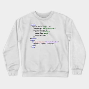 AngularJS New Baby Crewneck Sweatshirt